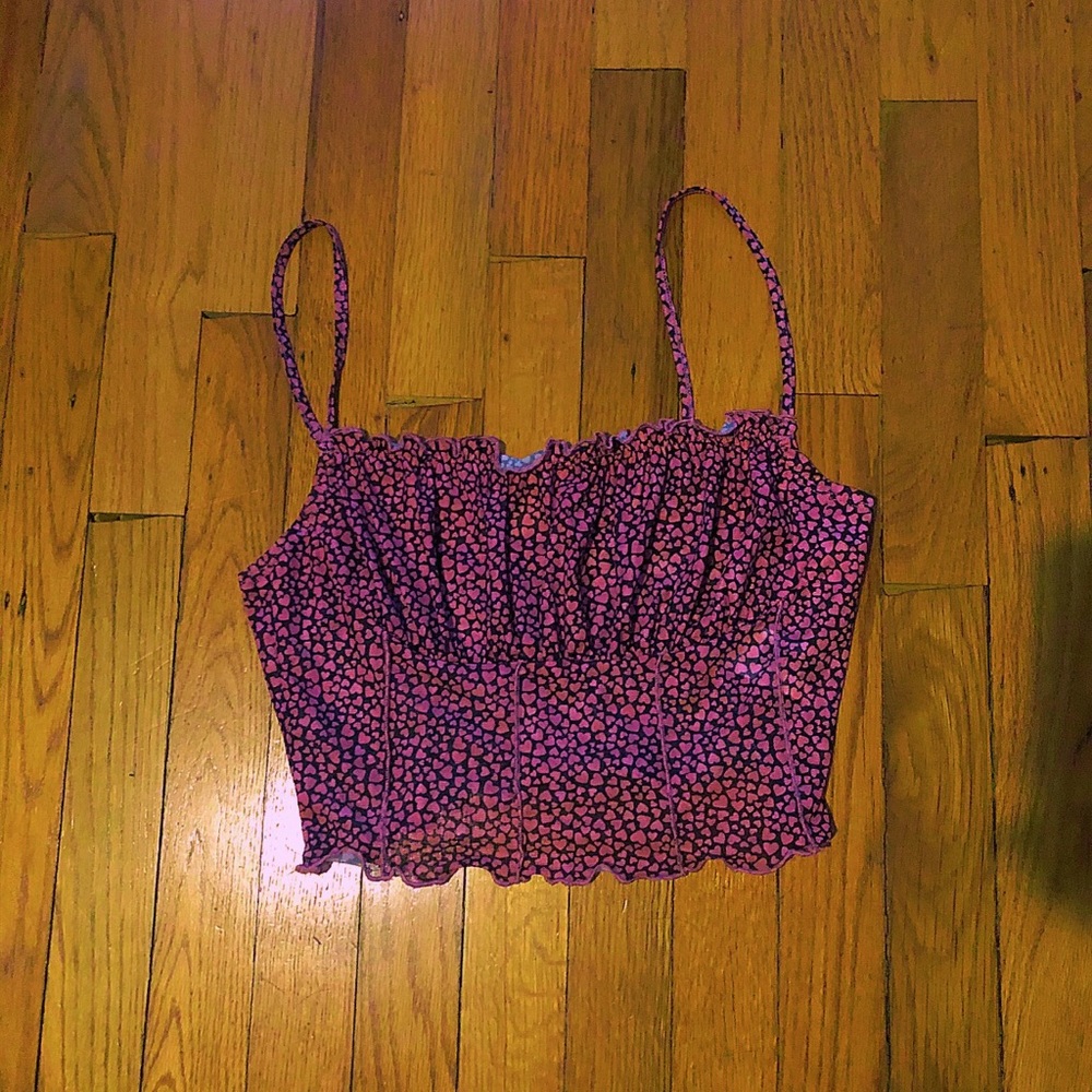 sheer crop top